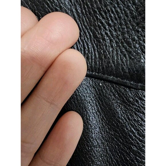 Wilsons Leather Jacket Womens Size Medium Thinsulate Lined Black Soft Leather - Picture 9 of 14